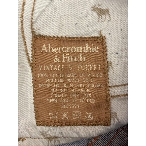 Abercrombie & Fitch Womens Vintage 5-Pocket Flared Jeans Size 5/6 - Picture 6 of 6